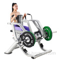 Sitzende Rudermaschine Rückenkraft Fitnessgeräte ausgerichtet